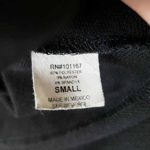 Pebble and Stone Womens Cardigan Sz Small Black Open Front Long Sleeve - Picture 6 of 7